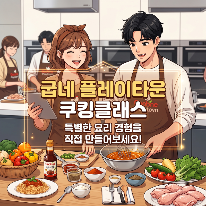 주말 무료 체험 굽네 플레이타운 쿠킹클래스 예약 꿀팁