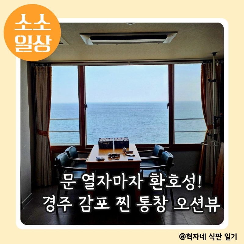 Gyeongju Gampo Golden Stage Pension Honest Review! Fell in Love with the Ocean View from the Window and Sea Play!