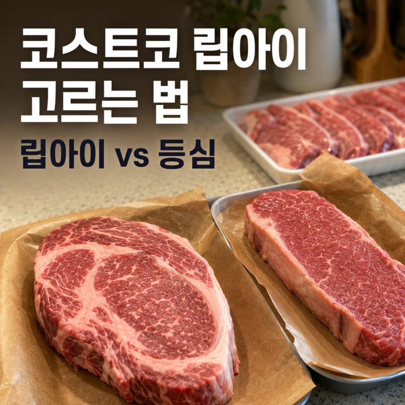 코스트코 립아이 고르는법 | 립아이 vs 등심, 뭘 보고 고를까? (2026)