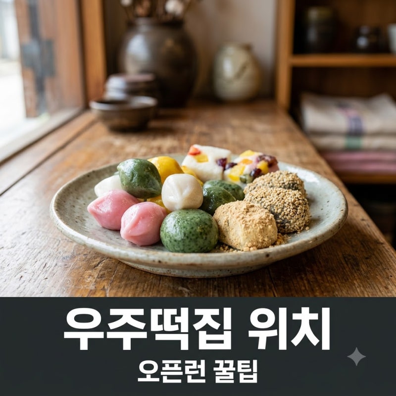 오픈 전부터 대기 100명? 우주떡집 위치와 줄 서서 먹는 메뉴..
