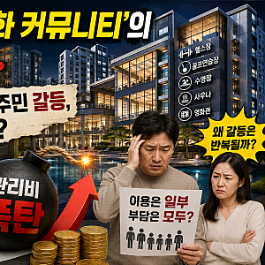 아파트 '호화 커뮤니티'의 역설…관리비 폭탄과 주민 갈등, 왜 반복될까?