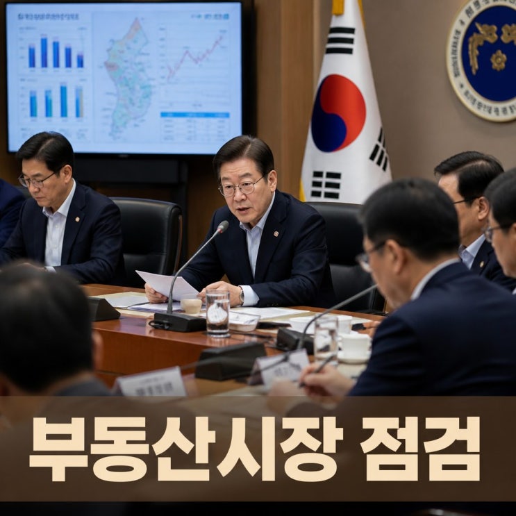 <b>이 대통령</b> 귀국 직후 부동산 <b>점검 회의</b>