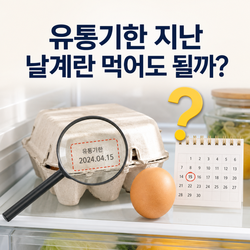 유통기한 지난 날계란, 이 상태라면 바로 버리세요
