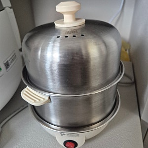 키친아트 계란찜기 후기! 1단 2단 차이점과 반숙 꿀팁