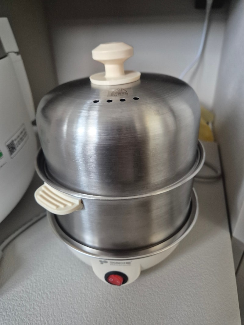 키친아트 계란찜기 후기! 1단 2단 차이점과 반숙 꿀팁