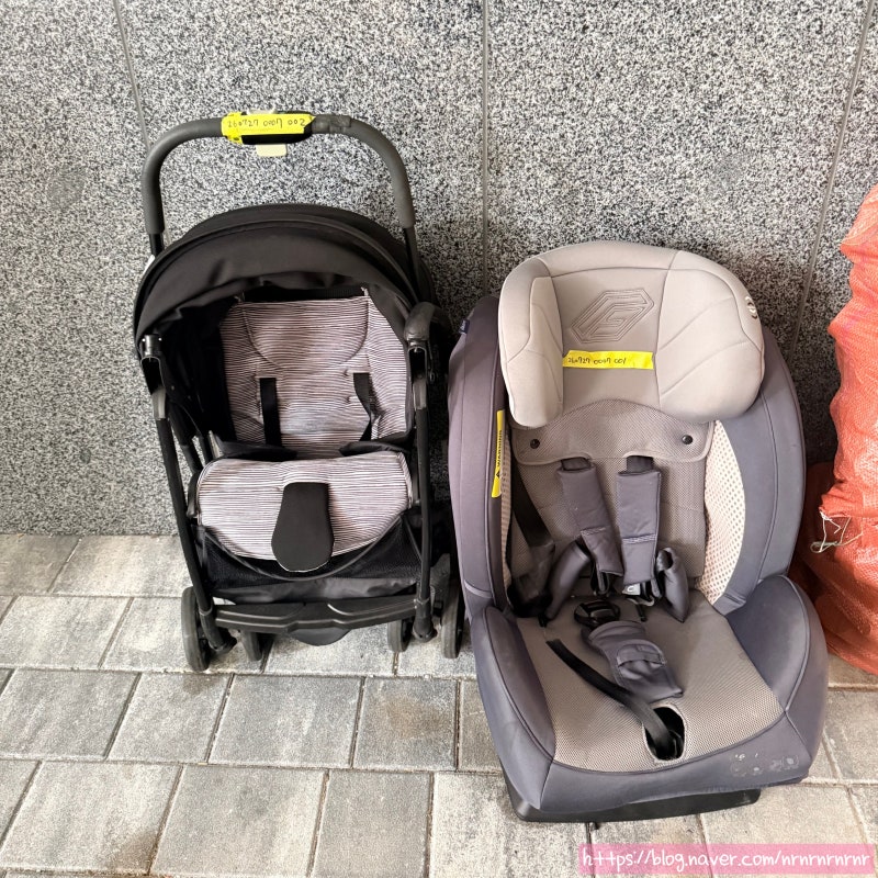 카시트 & 유모차 버리는법, 대형폐기물 인터넷 신청 가격 수거 후기