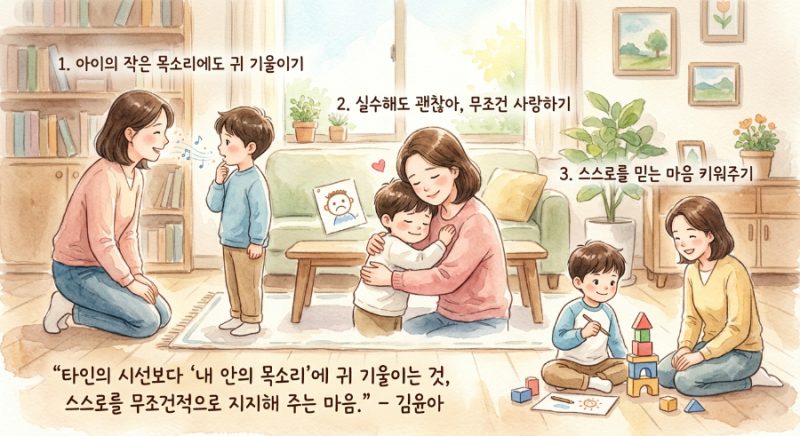 "내가 나의 가장 든든한 아군이 되어야 해요" 자우림 김윤아의 말에서 배운 자존감 높은 아이....