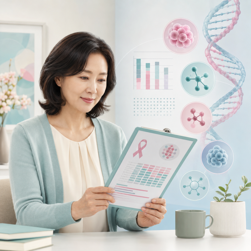 유방암 재발 예측 검사 종류 및 비용 정리(온코, 진스웰, 맘마프린트외)