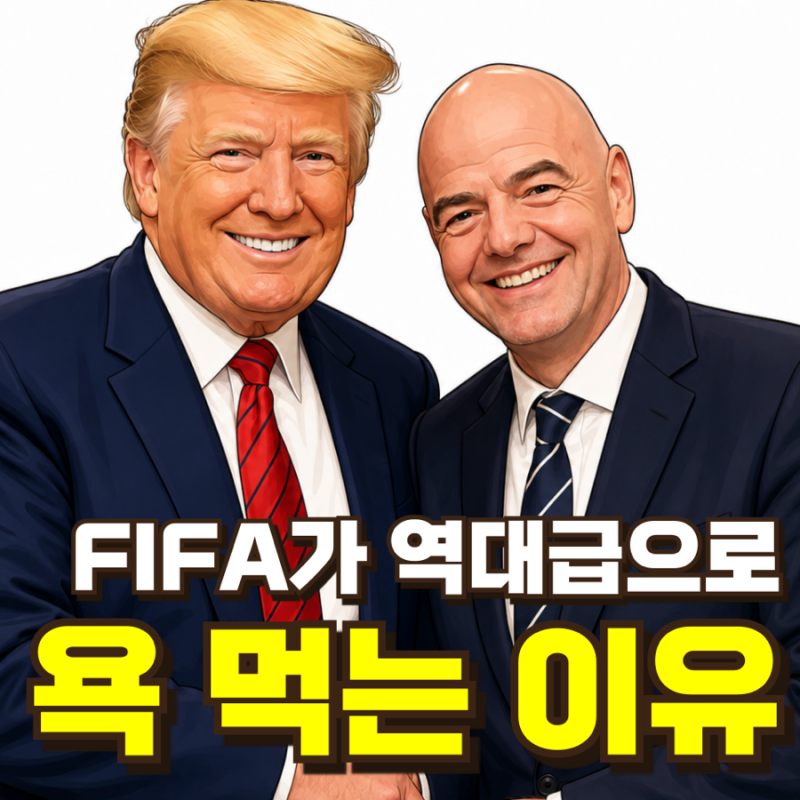 FIFA 피파가 욕먹는 이유, 또 트럼프가? UEFA 반발