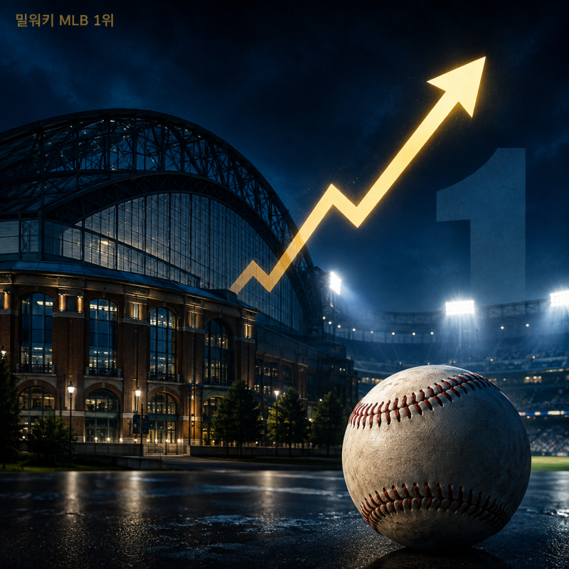 다저스가 아니었다, 조용히 MLB 전체 1위에 오른 밀워키