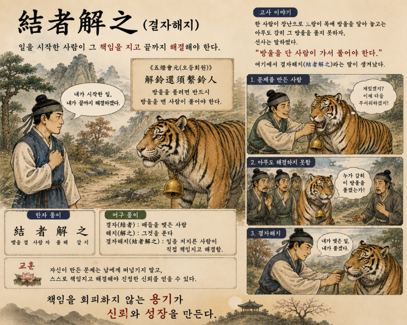 結者解之(결자해지)