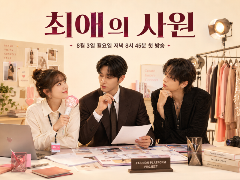 최애의 사원 방송시간·원작·출연진｜김혜준 강훈 차우민 tvN 첫방송