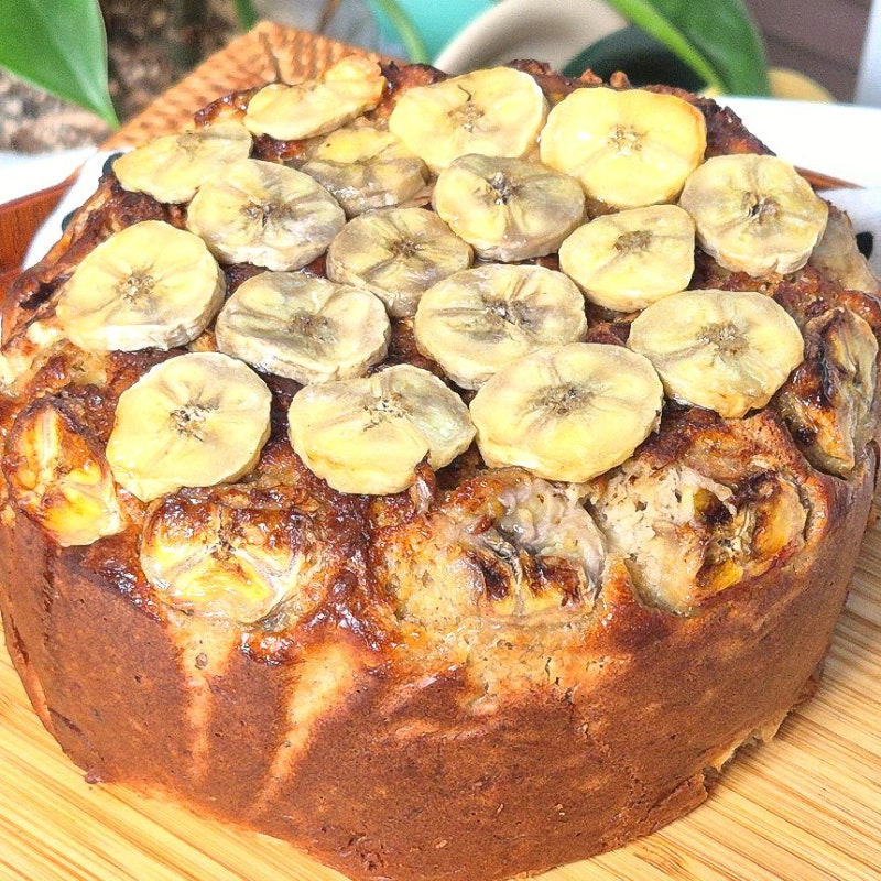 재료 넣고 섞으면 끝! 식사 대용 노밀가루 건강 다이어트 오트밀 아몬드 가루 바나나빵 만들....