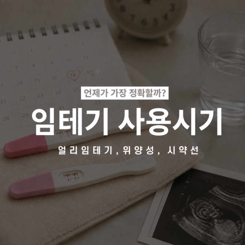 임신테스트기 사용시기 언제가 가장 정확할까? 얼리임테기, 위양성, 시약선