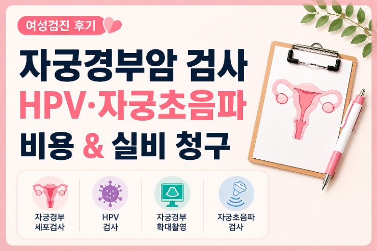 자궁경부암 검사만으로 충분할까?| HPV·자궁초음파·실비 청구 후기