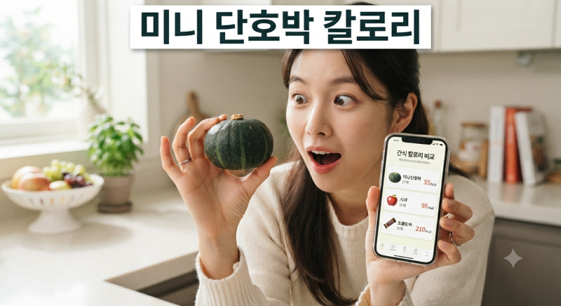 단호박 효능 알아보다 미니 단호박 칼로리에 놀란 썰