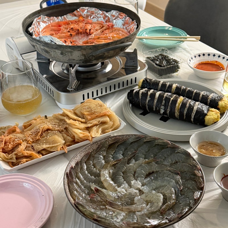부산 기장 생새우 직판장 평산수산, 생새우 2kg 포장 후기