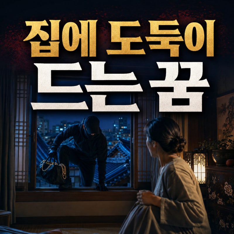 집에 도둑이 들어 귀중품을 가져가는 꿈