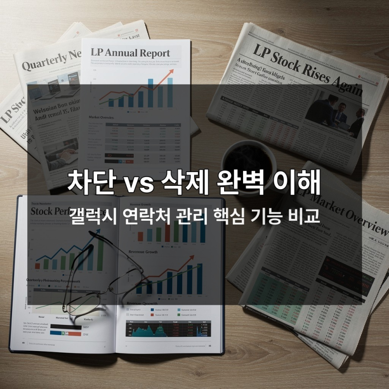 갤럭시 연락처 삭제 착각하면 중요한 정보 영영 잃는다