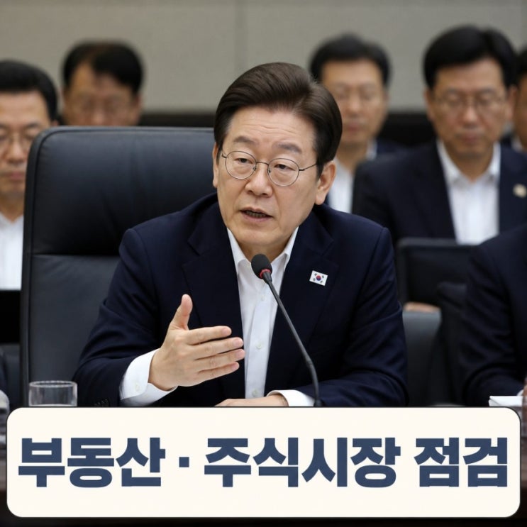 <b>이 대통령</b> 부동산 <b>점검</b> 귀국 직후 <b>회의</b> 주재