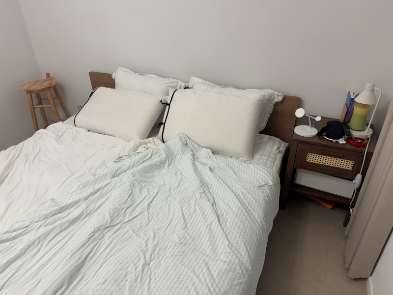 시몬스 뷰티레스트 지젤 KK, 트리크 아카시아 조합, 신혼 저상형 침대 추천, 사은품