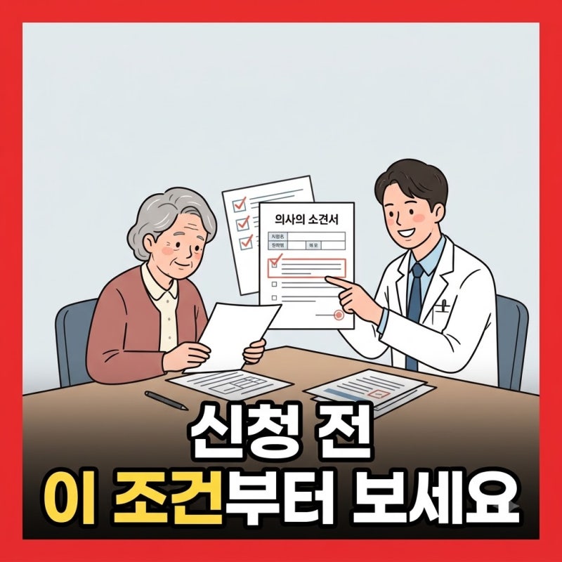 노인장기요양등급 신청 전에 준비해야 하는 의사소견서