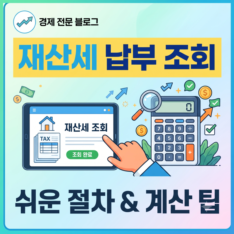 재산세 납부 조회 및 계산기 사용 방법
