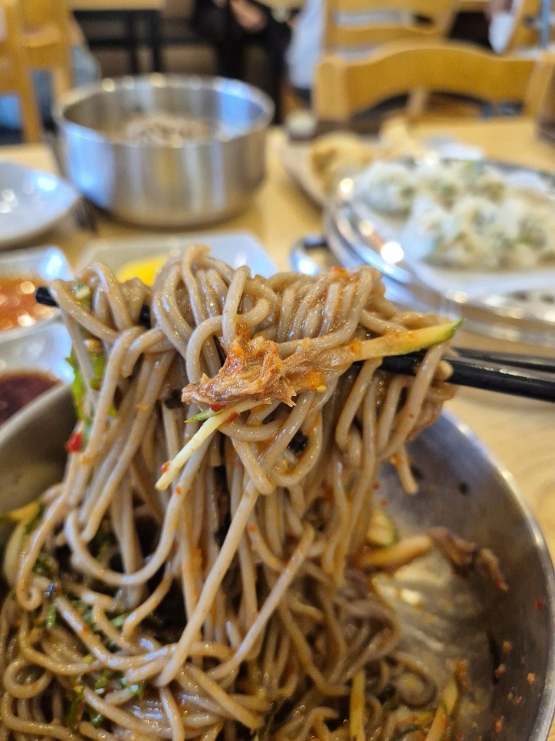 만수동모밀맛집 모밀지기｜시원한 냉모밀과 만두 후기