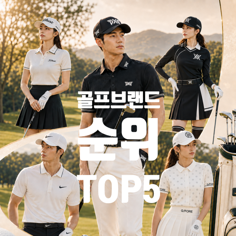 "지금 필드에서 제일 핫한 브랜드는?" 2026년 7월 골프웨어 브랜드 인기 순위 TOP 5 완벽 분석
