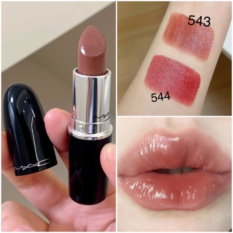 촉촉한 맥 립스틱 추천 543 포쉬핏, 진한 브라운이 부담스럽다면?