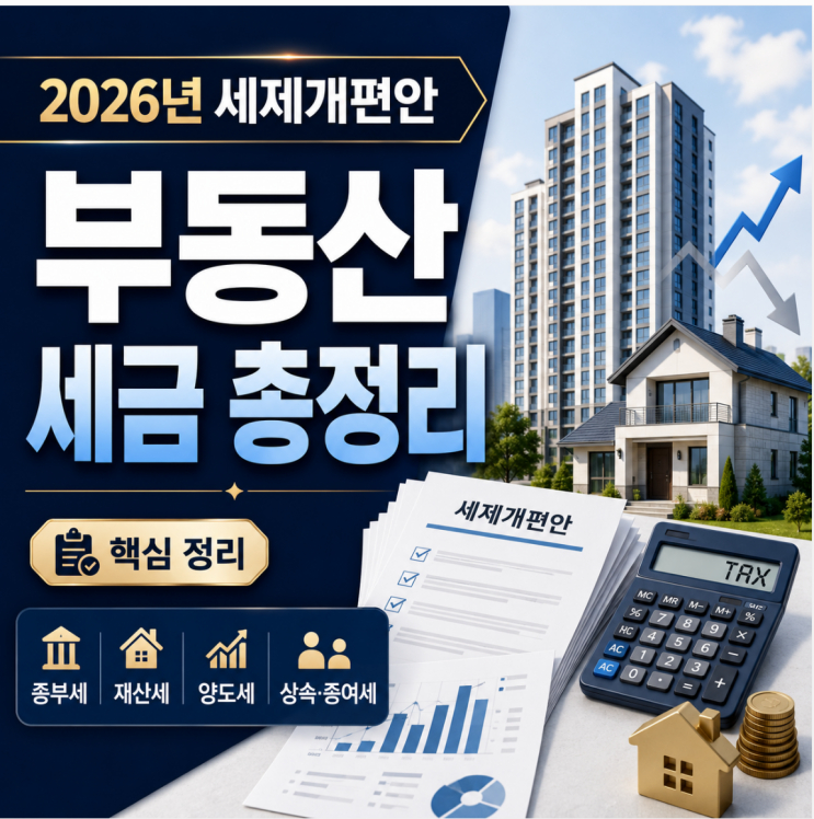 <b>정부</b> 발표(20260830) <b>세제개편안</b> 중 부동산 관련 내용 정리