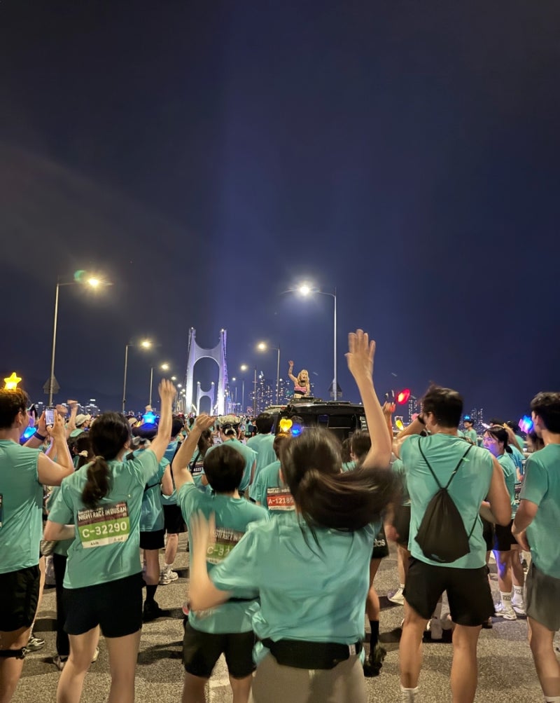 2026 나이트레이스 인 부산 솔직 후기 광안대교 러닝 코스 및 준비물 꿀팁