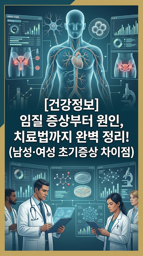 [건강정보] 임질 증상부터 원인, 치료법까지 완벽 정리! (남성·여성 초기증상 차이점)