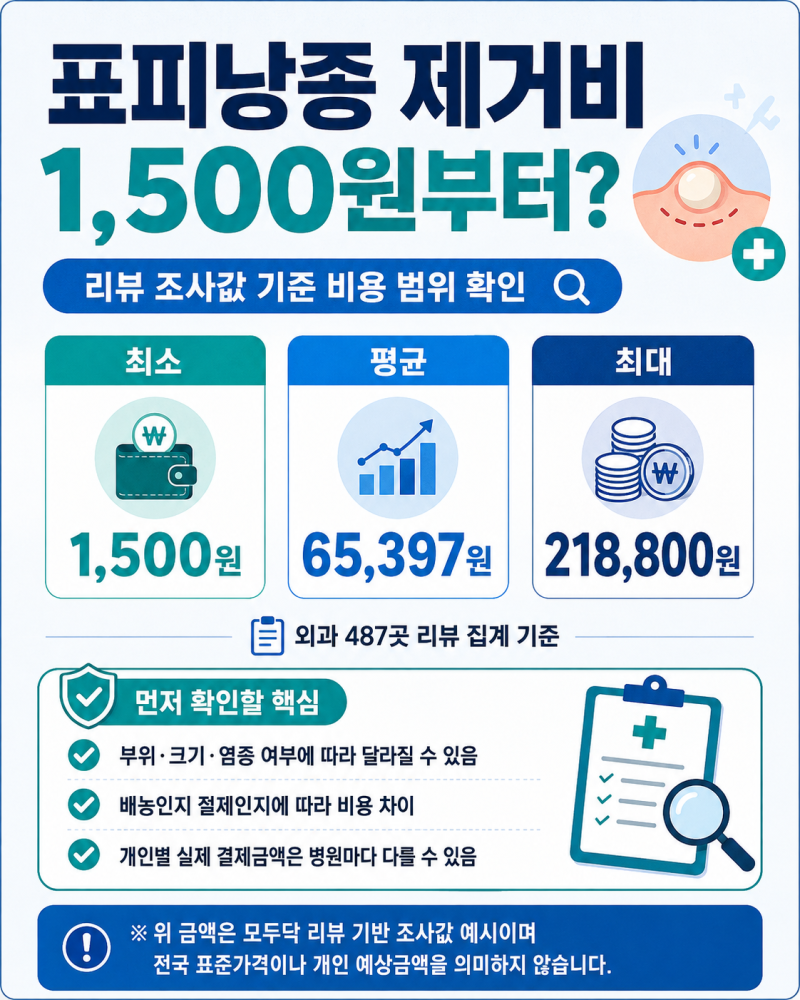 표피낭종 제거비 1,500원부터? 배농만 하면 왜 다시 생길까