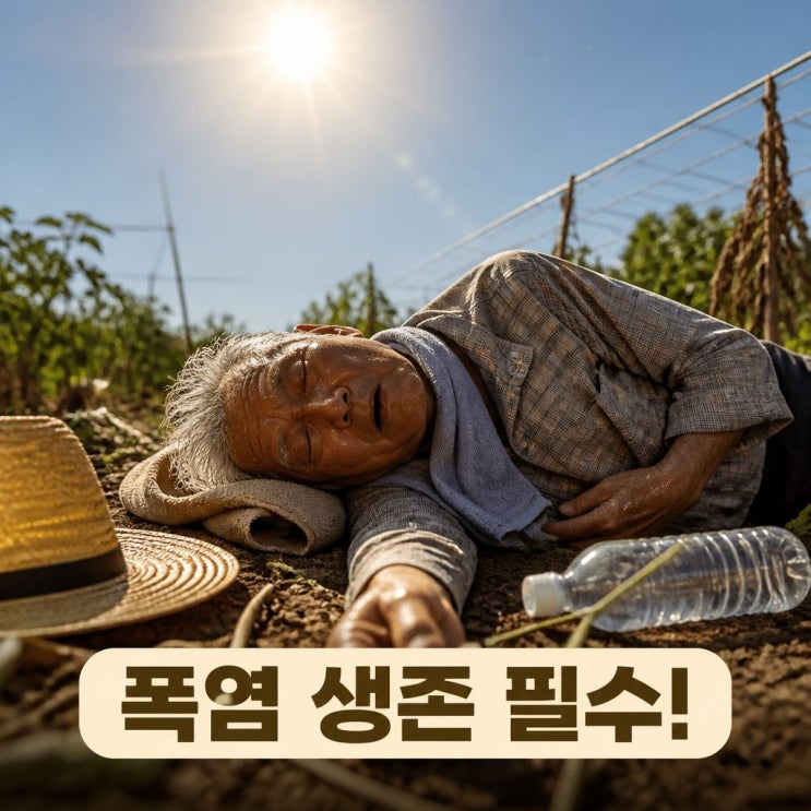 <b>폭염</b> 속 <b>온열질환 사망</b> 잇따라 70대 숨져