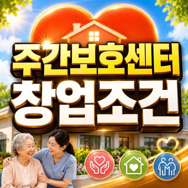 주간보호센터 창업조건 사회복지사 자격증부터 시설기준까지 알아봤어요