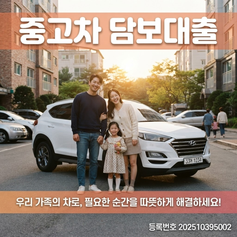 자동차대출 중고차담보대출 차량담보대출 승인 조건 내차시세에 따라 달라요
