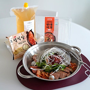 부대찌개 밀키트 추천 | 스팸 듬뿍, 오뎅식당 맛 그대로 간편 부대찌개레시피