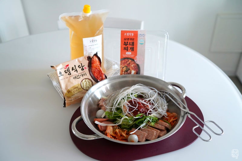 부대찌개 밀키트 추천 | 스팸 듬뿍, 오뎅식당 맛 그대로 간편 부대찌개레시피