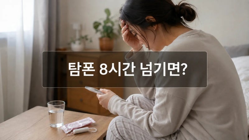 탐폰 8시간 넘기면 위험할까? 잠잘 때 안전한 사용법