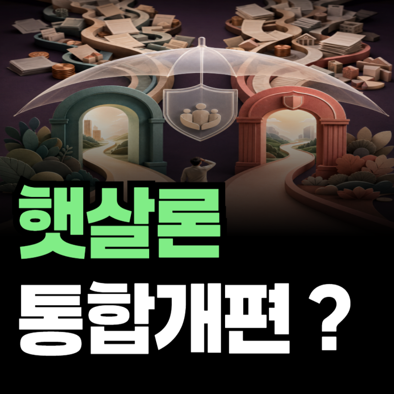 2026 햇살론 통합개편, 근로자햇살론·햇살론뱅크 이용자는 어떻게 될까?