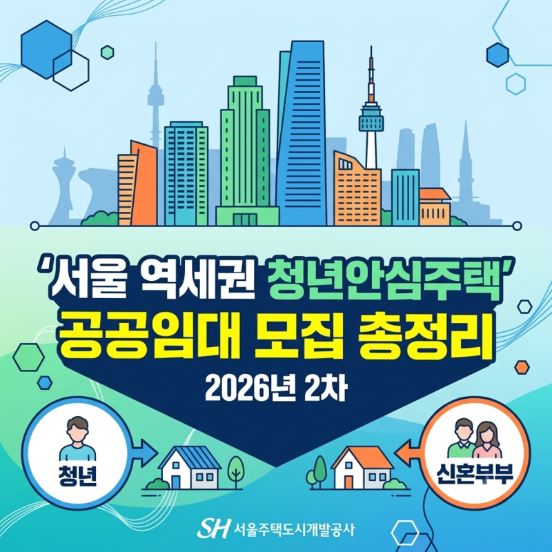 [SH] 2026년 2차 서울시 청년안심주택 공공임대 모집 공고 총정리 (자격, 일정, 대상 단지)
