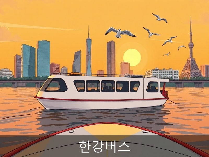 한강버스 노선 요금 승선 방법 모르면 손해