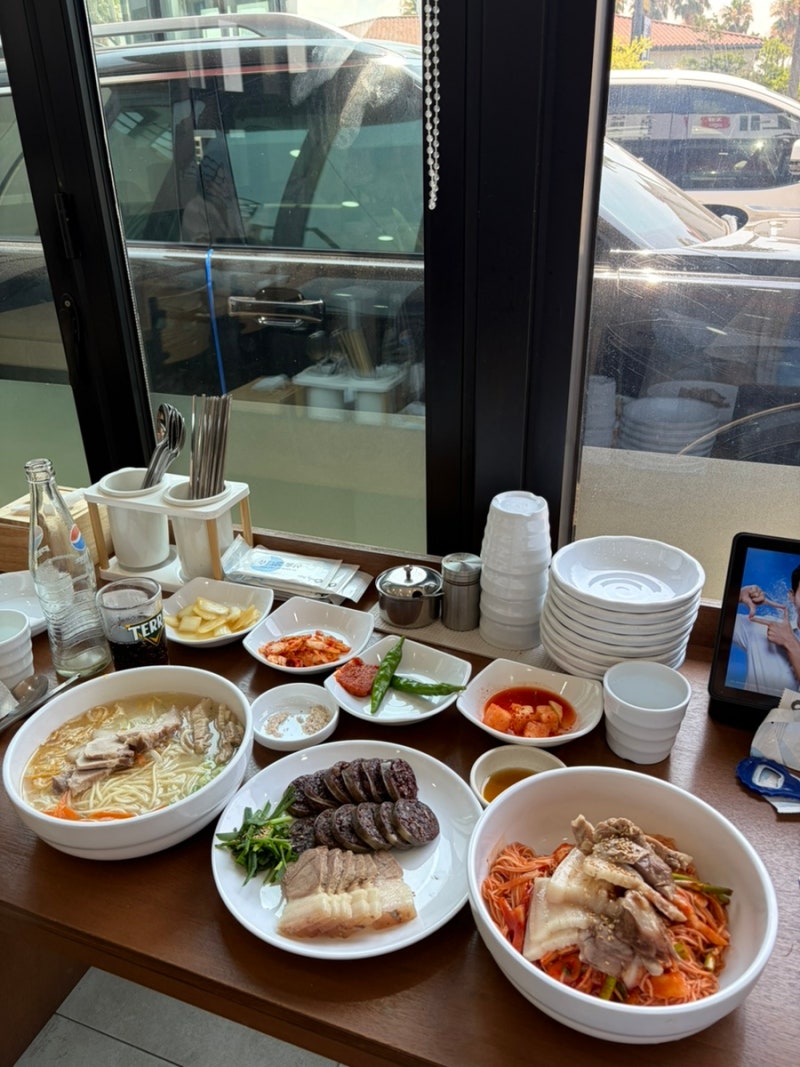 이영자 맛집으로 유명한 뱅규네고기국수 제주점 솔직 후기 (주차, 세트메뉴, 포장)