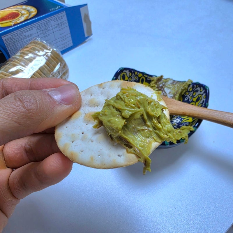 두바이 초콜릿 크림 + 카스 테이블워터 크래커 || 이렇게 먹으면 맛있어요! 코스트코 맛도리 ....