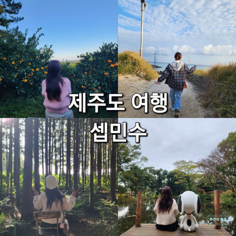 SEVENTEEN 済州島訪問地総まとめ！母と巡る3泊4日旅行コース、ジョンハン、ハニ、スングァン、セブミンスのおすすめグルメも