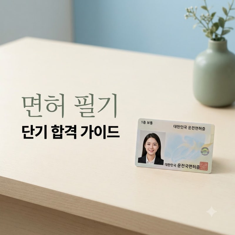 "책 한 권 안 샀는데.." 2026년 운전면허필기시험문제, 90점 맞고 한 번에 붙는 법..