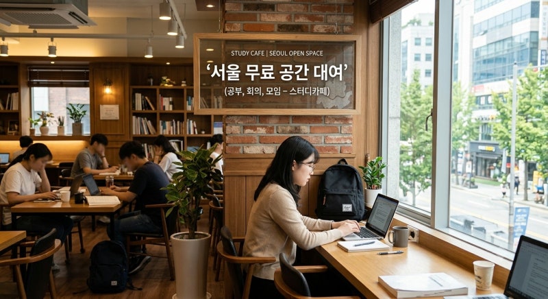 [서울 무료 공간 대여] 0원으로 회의실, 스터디룸 대여하기! 사이트 & 이용 꿀팁 총정리 (2026)