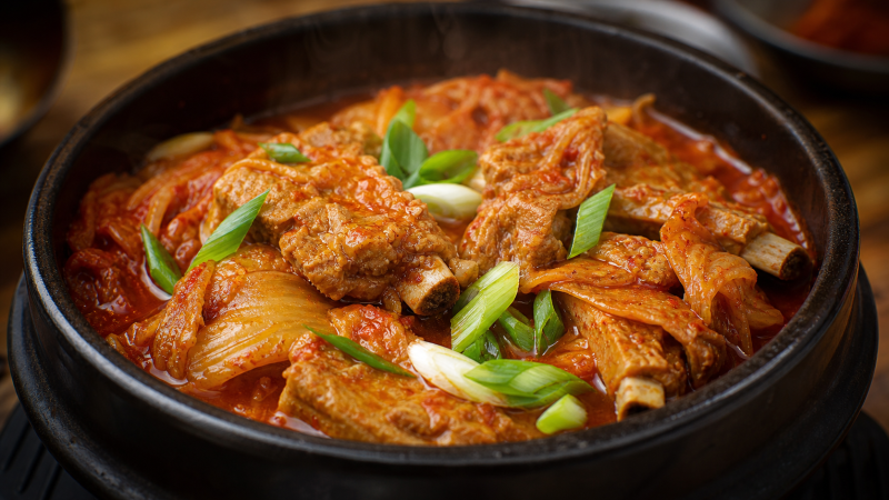 등갈비 김치찜 레시피, 묵은지로 깊고 진한 맛 내는 법