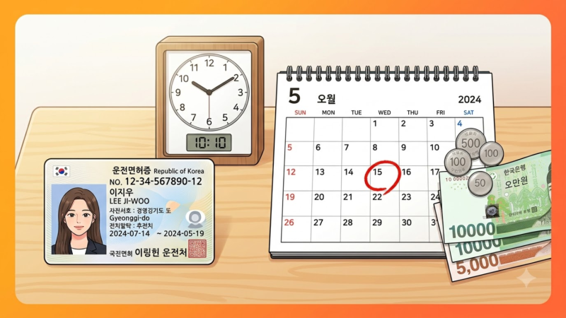 운전면허 적성검사 갱신 기간 초과 과태료 및 준비물 완벽 가이드